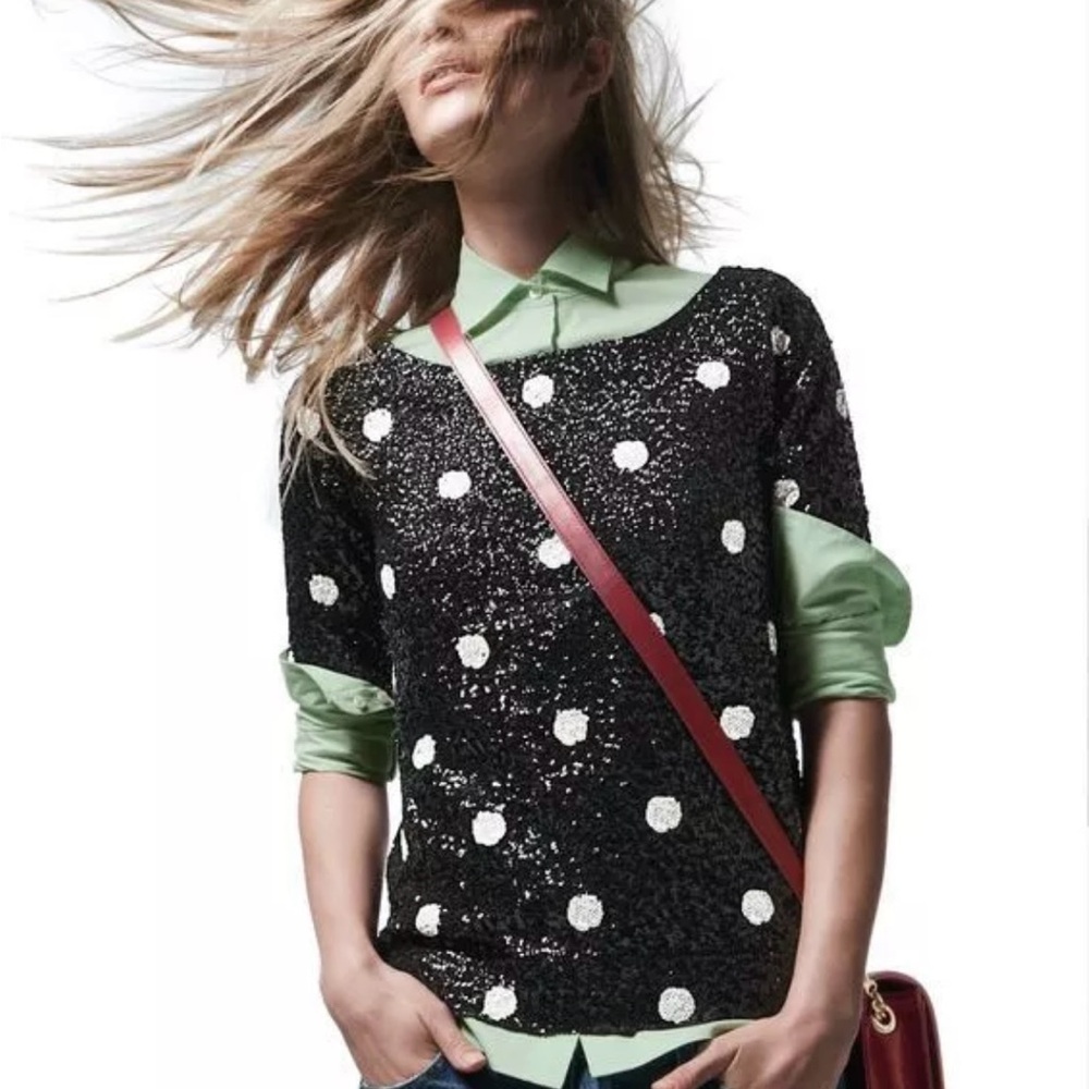 Jcrew sequin top